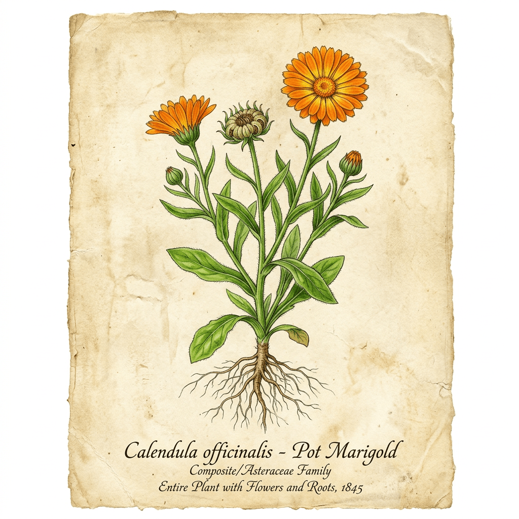 Calendula officinalis –&nbsp;Gălbenele